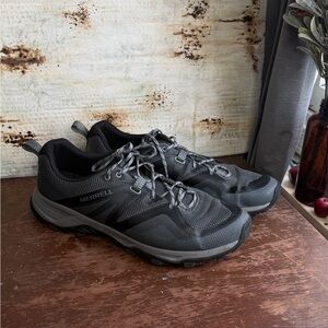 MERRELL MQM FLEX 2 MEN'S HIKING SHOES BLACK/GRANITE SIZE 15 Grandeur JO34233